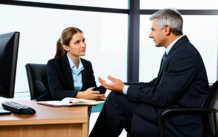 상담심리사 업무의 장단점 - Empathetic Listening**

"A professional psychologist, fully clothed in modest, professional attire, ...