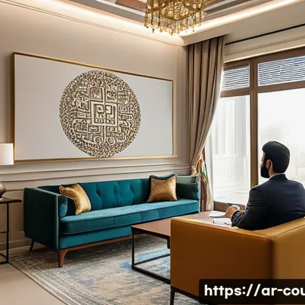 상담심리사와 코칭 전문가의 차이 - A professional psychological counseling session in a modern clinic setting designed for Arabic clien...
