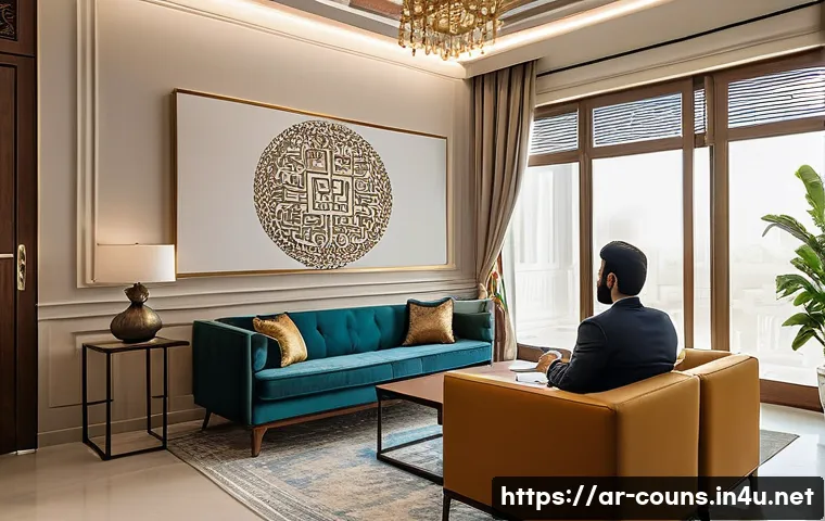 상담심리사와 코칭 전문가의 차이 - A professional psychological counseling session in a modern clinic setting designed for Arabic clien...