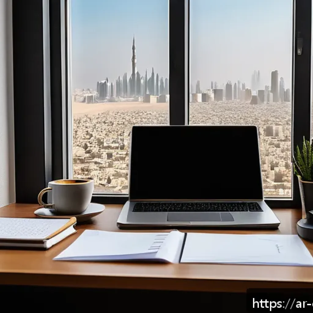 상담심리사 업무 일지 작성법 - A professional Arabic-speaking mental health consultant&rsquo;s workspace in a modern office, featuring a ...